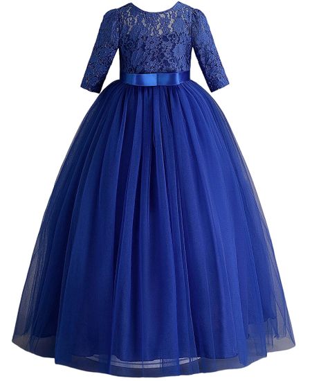 Princess Dívčí společenské šaty vel. 152 - Modré