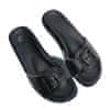 zdravotní pantofle hladké FUSBET-jednopáskové (1pF) černé velikost 39