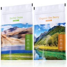 Energy Barley Juice tabs 200 tablet + Organic Sea Berry powder 100 g