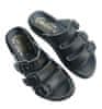 Befado zdravotní pantofle hladké FUSBET-třípáskové (3pF) černé velikost 38