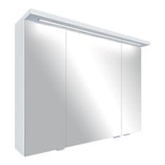 BPS-koupelny Zrcadlová skříňka závěsná s LED osvětlením Gary W 80 ZS