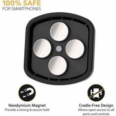 Scosche MagicMount Pro FreeFlow magnetický držák do mřížky ventilace s nastavitelným ramenem