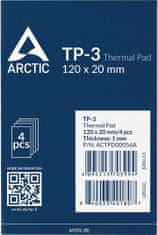 Arctic TP-3 Thermal Pad 120x20x1mm (balení 4 kusů)