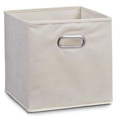 Zeller Úložný box pro skladování, béžová barva, 32 x 32 x 32 cm
