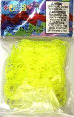 Rainbow Loom Original-gumičky-300ks-neon žlutá