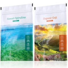 Energy Hawaii Spirulina tabs 200 tablet + Organic Goji powder 100 g