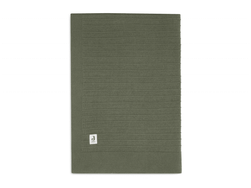 Levně Jollein Deka pletená 75x100 cm Pure Knit Leaf Green
