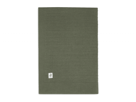 Jollein Deka pletená 75x100 cm Pure Knit Leaf Green