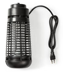 Nedis INKI112CBK6 - Elektrický Lapač Hmyzu | 4 W | Typ žárovky: LED Svítidlo | Efektivní rozsah: 35 m2 | Černá