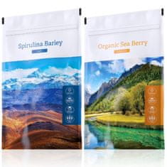 Energy Spirulina Barley tabs 200 tablet + Organic Sea Berry powder 100 g