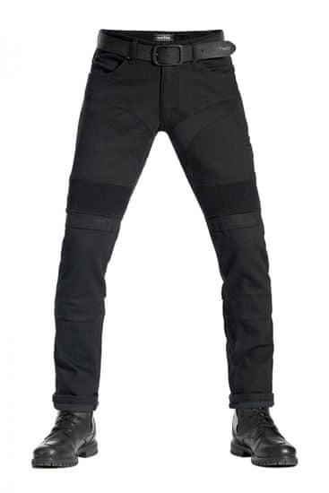 PANDO MOTO kalhoty jeans KARLDO KEV 01 černé
