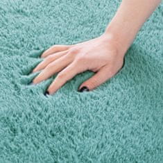 FLHF LOVIKA kulatý koberec modrý moderní motiv r200 ameliahome