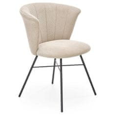 Halmar Jídelní židle K459 - béžová / černá