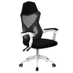 KONDELA Herní židle Yoko - černá / bílá