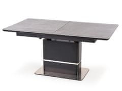 Halmar Rozkládací jídelní stůl Martin - tmavě šedý / černý