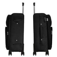 AVANCEA® Sada cestovních kufrů GP9196 černá 4W XS,S,M,L