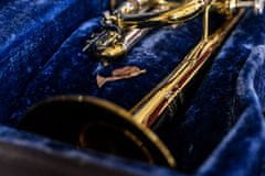 BeWooden Dřevěná brož Trumpet Brooch