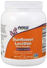 NOW Foods Sunflower Lecithin (slunečnicový lecitin), prášek, 454 g