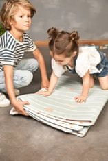 Dětský pěnový koberec skládací oboustranný – na ven i na doma 140x140