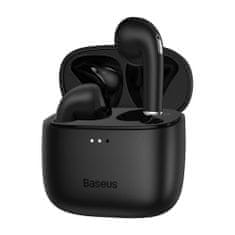 shumee Bezdrátová sluchátka do uší Bluetooth 5.0 TWS vodotěsná IPX5 E8 černá