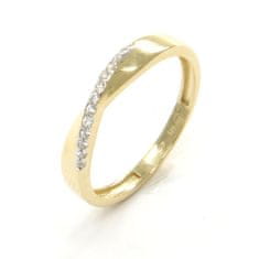 Pattic Zlatý prsten AU 585/1000 1,6 gr CA211401Y-56
