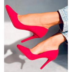 Editta Červené dámské jehlové boty velikost 37