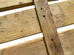 Dřevěná Terasové dlaždice 50x50x4 cm borovicový