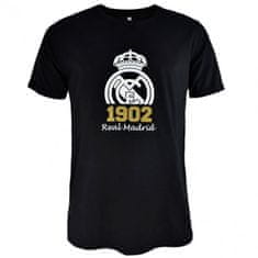 Fan-shop Dětské tričko REAL MADRID Crest black Dětská: 8 let