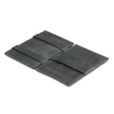 Garzini Kožená peněženka na karty Essenziale Brushed Black