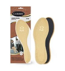 Corbby dvouvrstvé kožené vložky do bot r. 35