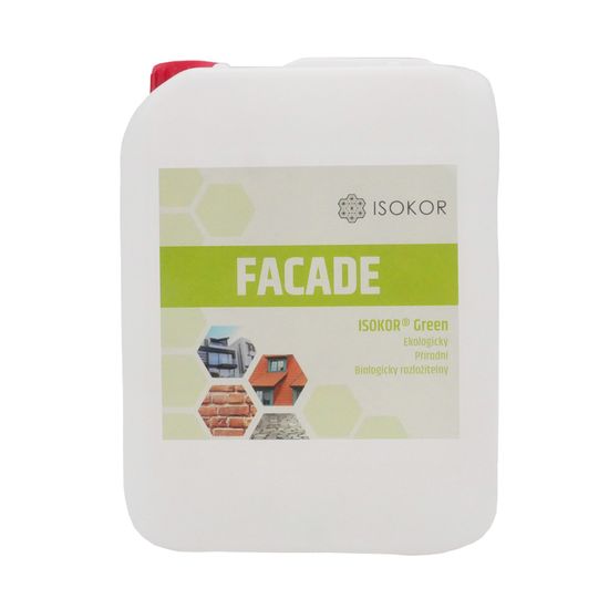 Isokor Facade - Pro čištění fasády, zídek a dlažeb