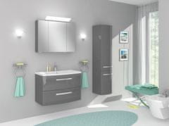 BPS-koupelny Zrcadlová skříňka závěsná s LED osvětlením Luisa A 60 ZS