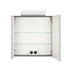 BPS-koupelny Zrcadlová skříňka závěsná s LED osvětlením Luisa A 60 ZS