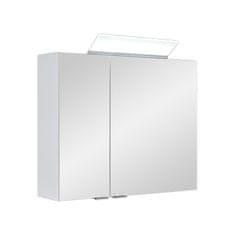 BPS-koupelny Zrcadlová skříňka závěsná s LED osvětlením Luisa W 70 ZS