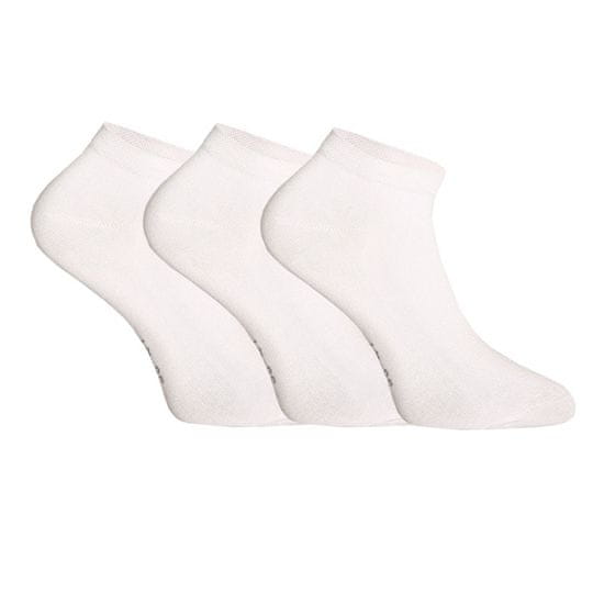Gino 3PACK ponožky bambusové bílé (82005)