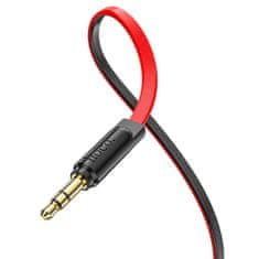 Hoco HOCO propojovací kabel 3,5mm na 3,5mm 1m - Černá/Červená KP25169