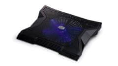 Cooler Master chladicí podstavec NotePal XL pro NTB 9-17'' black, 23cm blue led fan, 3port USB hub