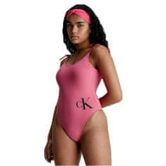 Calvin Klein Dámská sada - jednodílné plavky, čelenka a osuška KW0KW02087-XI1 (Velikost M)