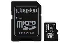 Kingston Industrial/micro SDHC/64GB/100MBps/UHS-I U3 / Class 10/+ Adaptér