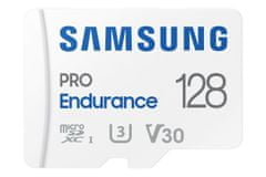 Samsung PRO Endurance MicroSDXC 128GB + SD Adaptér / CL 10 UHS-I U3 / V30