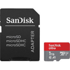 SanDisk Ultra microSDXC 1TB + SD Adapter 150 MB/s A1 Class 10 UHS-I
