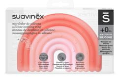 Suavinex Silikonové kousátko růžové +0m
