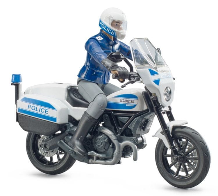 Levně Bruder 62731 Policejní motocykl Ducati s policistou