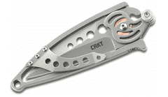 CRKT CR-5102N SNAP LOCK SILVER kapesní nůž 6,5 cm, nerezavějící ocel