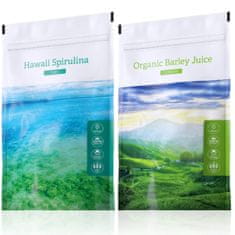 Energy Organic Barley Juice powder 100 g + Hawaii Spirulina tabs 200 tablet