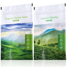 Energy Organic Barley Juice powder 100 g + Organic Matcha powder 50 g