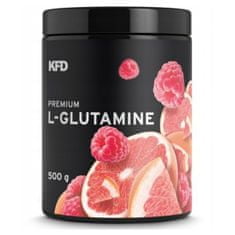 KFD NUTRITION premium Glutamine 500 g s příchutí malina - grep