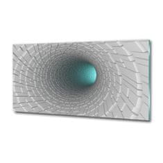 Wallmuralia Foto obraz skleněný horizontální Tunel 3D 125x50 cm 4 úchytky