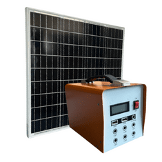 MXM Přenosná solární stanice 150W s mono-100W solárním panelem