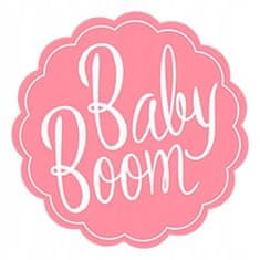 BabyBoom Bavlněná flanelová plenka Je to holka na růžovém pozadí